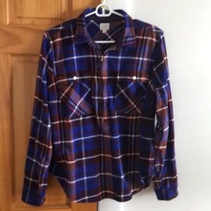 Buffalo check-shirt jacket